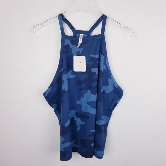Fabletics Live-In Halter Camo Tank Top NWT size 1X - Picture 4 of 16